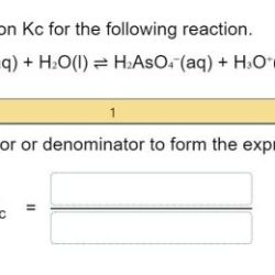 Construct the expression for kc for the following reaction.